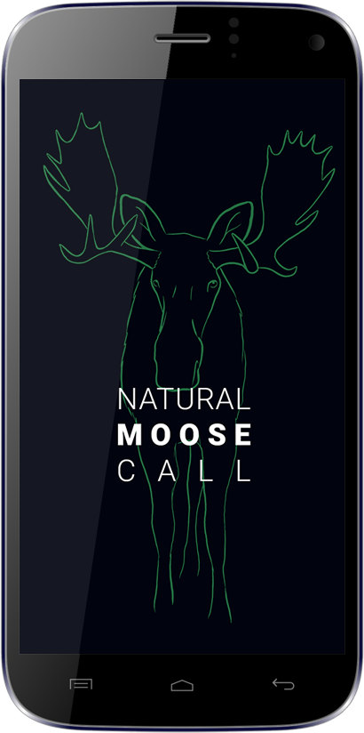Application Natural Moose Calls sur smartphone